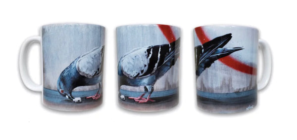 Smog One - Pigeon Cap 11oz Ceramic Mug